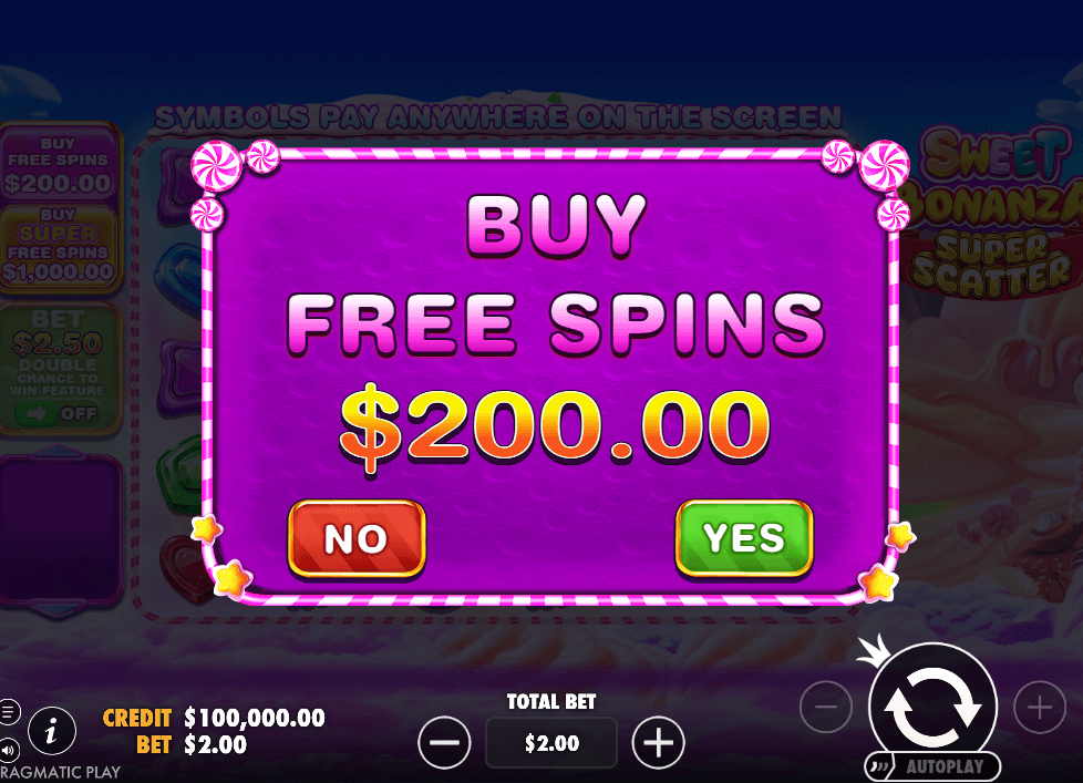 Buy Feature Button - Freispiele kaufen