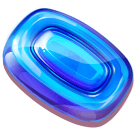 Blaues Bonbon Symbol